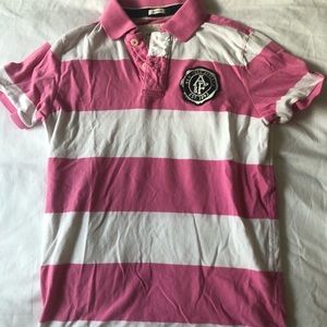 Abercrombie and Fitch Striped Polo